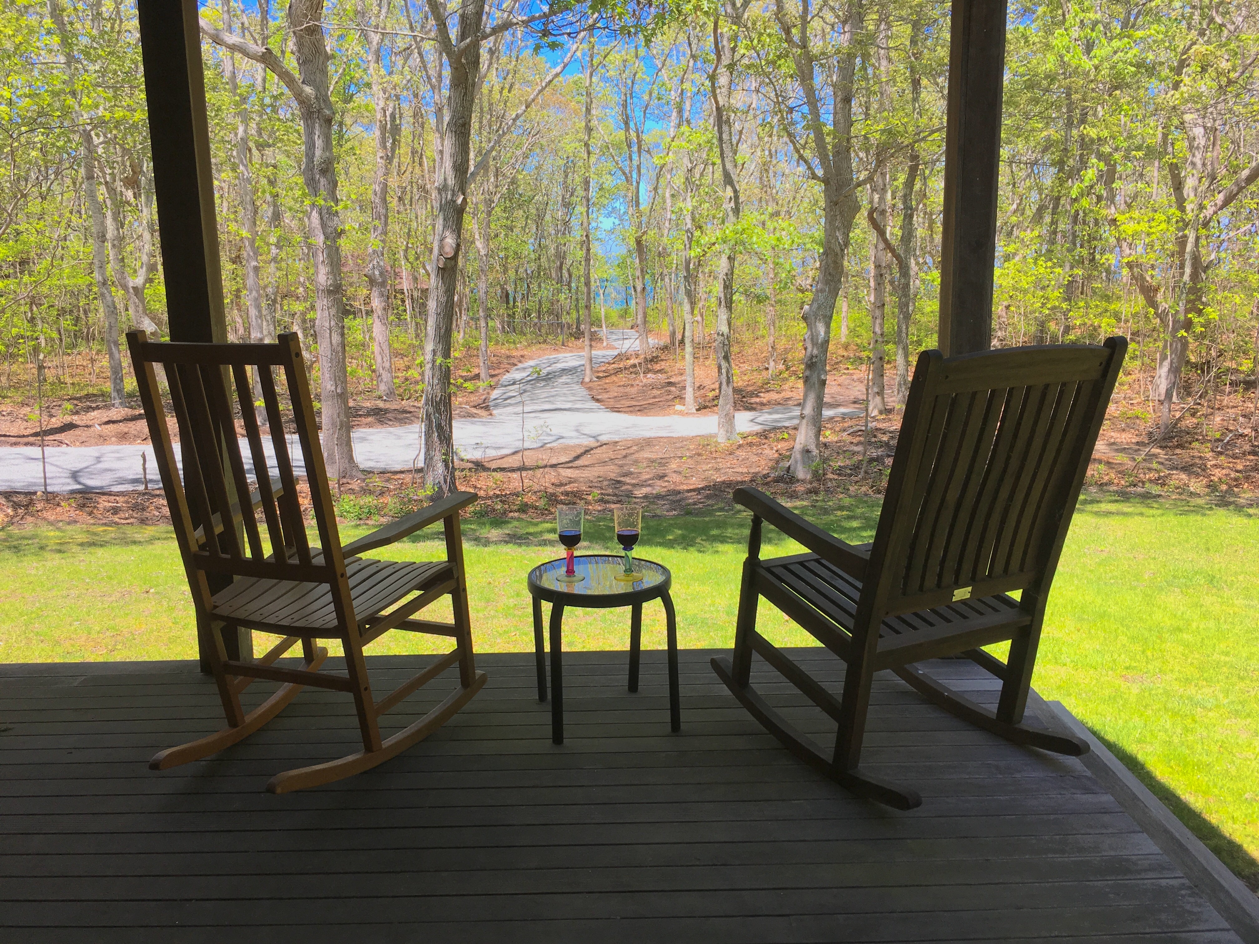 view from the porch